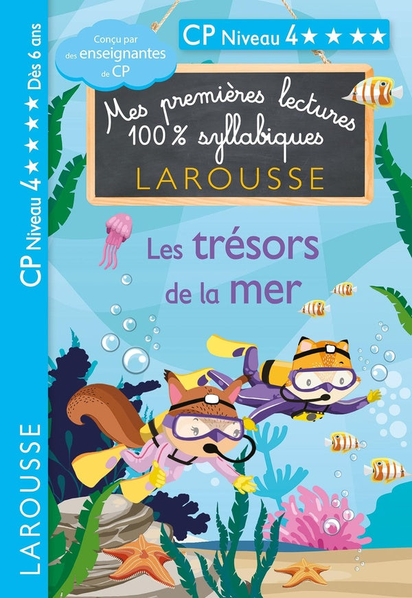 Mes premières lectures 100% syllabiques : les trésors de la mer ; CP, niveau 3