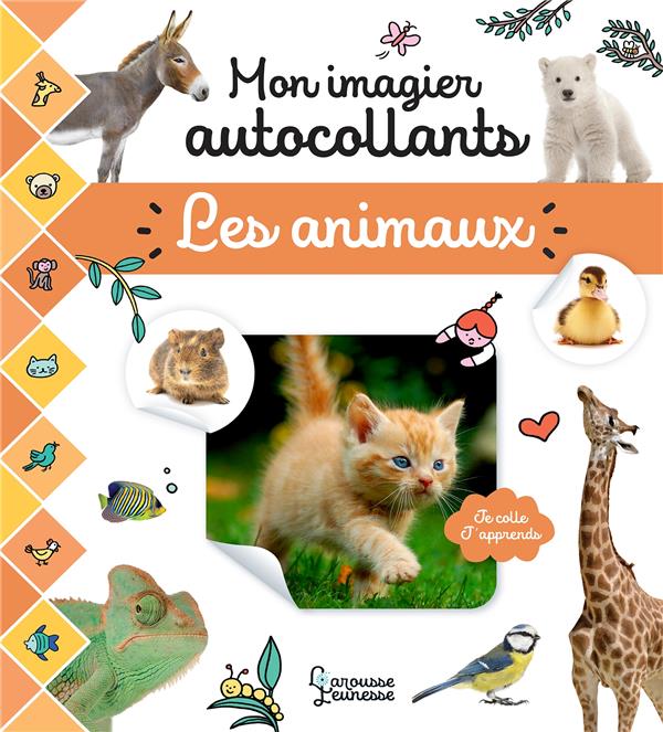 Mon imagier autocollants : Les animaux