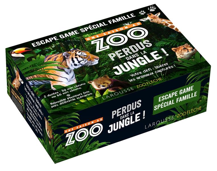 Une saison au zoo : Escape game spécial famille ; Perdus dans la jungle !