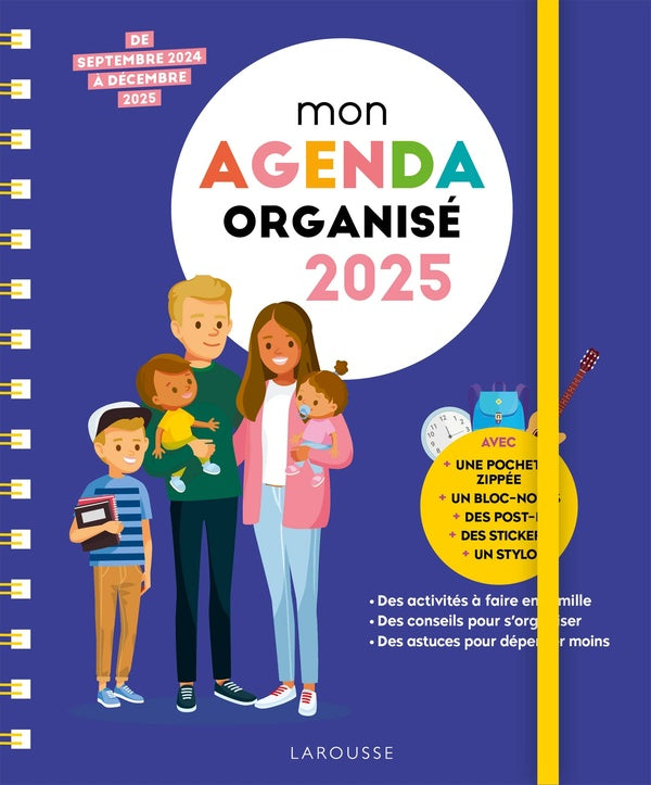 Mon agenda organisé (édition 2025)