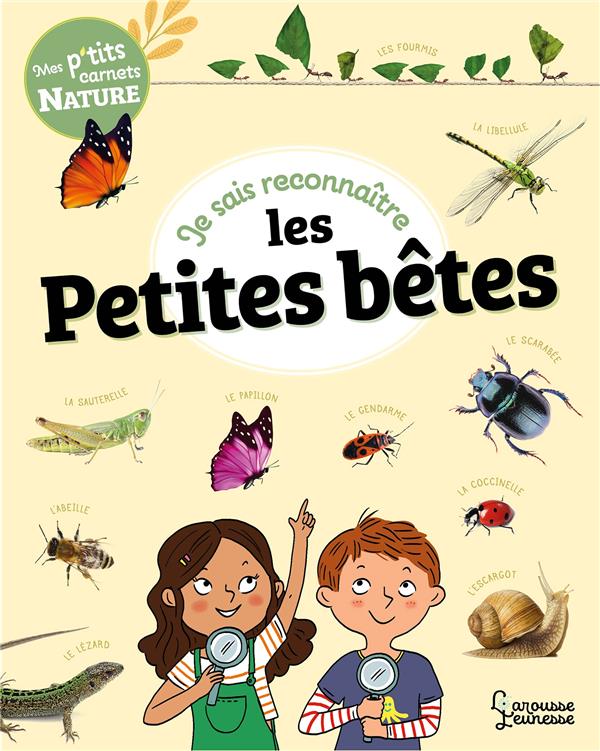 Mes p'tits carnets nature : Je sais reconnaître les petites bêtes