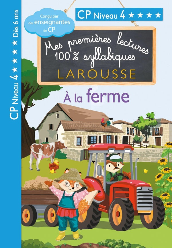 Mes premières lectures 100% syllabiques : CP ; À la ferme