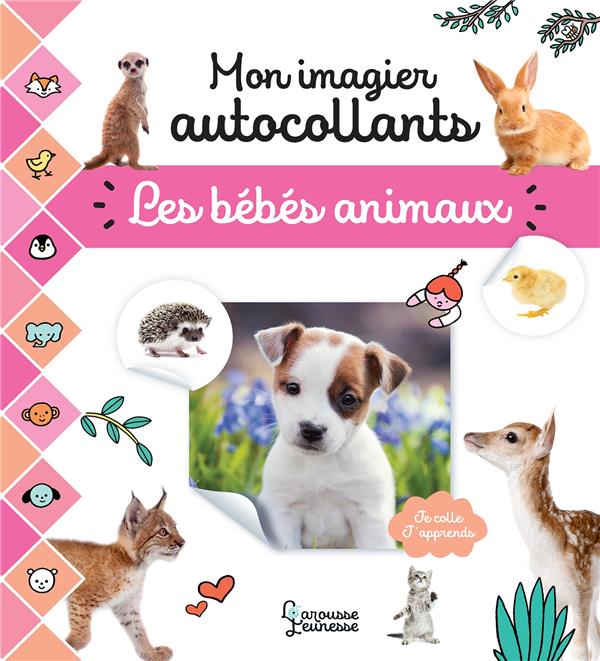 Mon imagier autocollants : Les bébés animaux