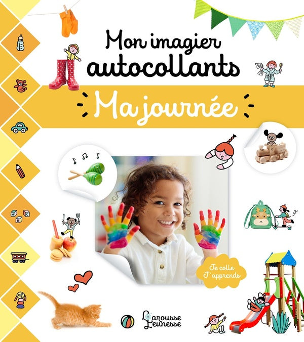 Mon imagier autocollants : Ma journée