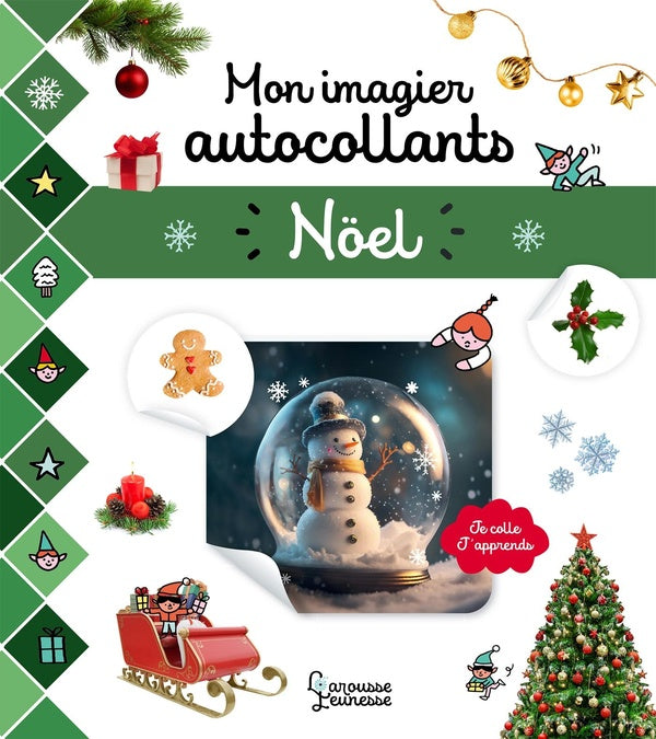 Mon imagier autocollants : Noël