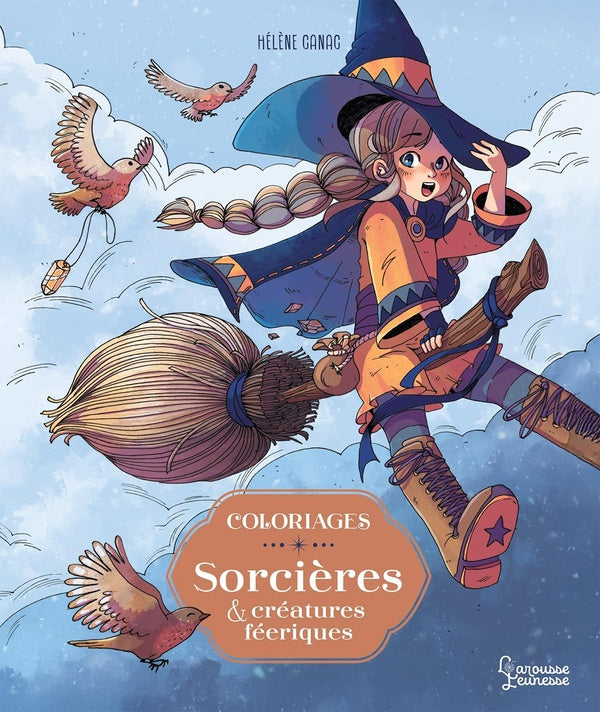 Coloriages : Sorcières et créatures féeriques