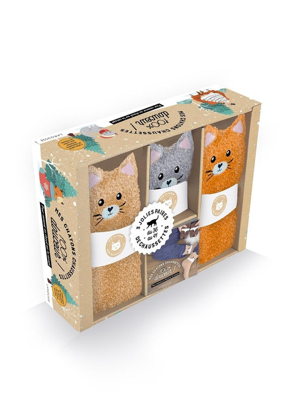 Mes chatons chaussettes 100% douceur !