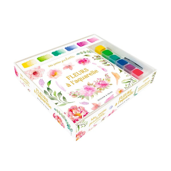 Ma petite palette : Fleurs à l'aquarelle