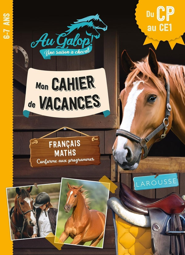 Mon cahier vacances Au Galop ; Du CP au CE1