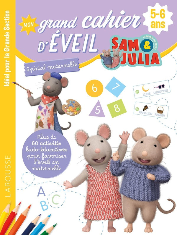 Sam & Julia ; Mon grand cahier d'éveil