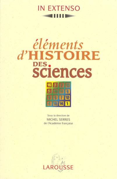 Elements d'histoire des sciences - nte 09-97