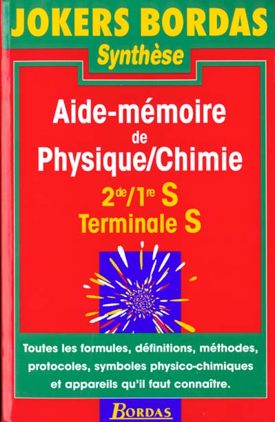 Jokers aide memoire physique chimie 2de 1re