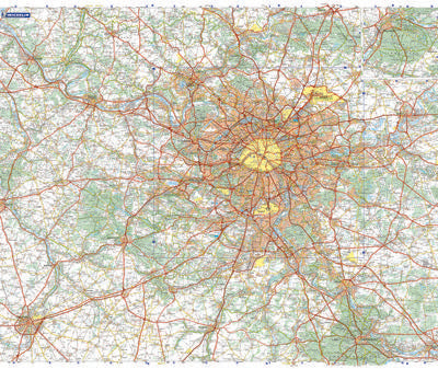 Environs de paris (plastifiee - sous gaine) - flash vidéo