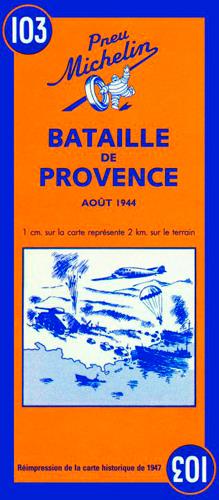 Bataille de Provence ; carte historique