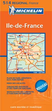 Carte routiere 514 ile de france 2007 - flash vidéo