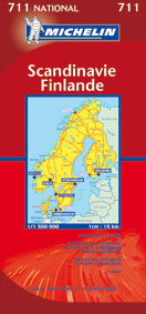 Carte routiere 711 scandinavie, finlande - flash vidéo
