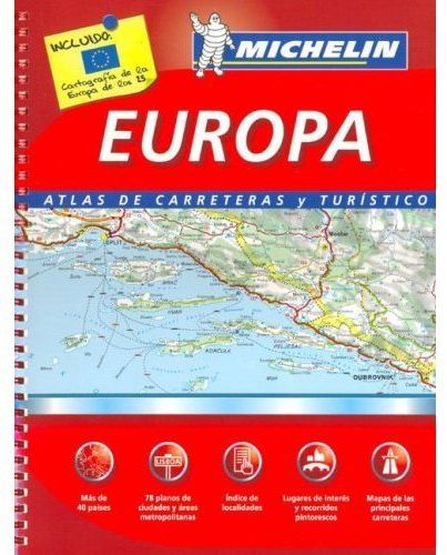 Atlas de carreteras y turistìco ; Europa (édition 2008)