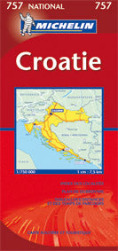 Carte national 757 croatie - flash vidéo
