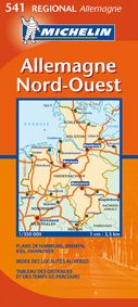 Carte routière 541 ; Allemagne nord-ouest (édition 2008) - flash vidéo