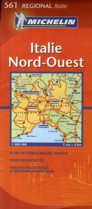 Carte routiere 561 italie nord ouest - flash vidéo