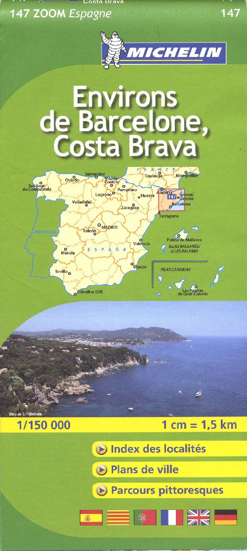 Cartes Zoom n.147 : Barcelonne, Costa Brava (édition 2010)