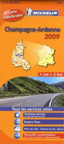 Carte routiere 515 ; Champagne Ardenne hr 2009 - flash vidéo