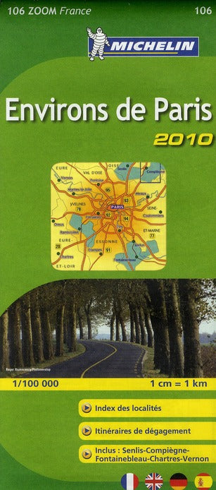 Cartes Zoom n.106 : environs de Paris (édition 2010)