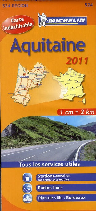 Carte routiere ; Aquitaine (édition 2011) - flash vidéo