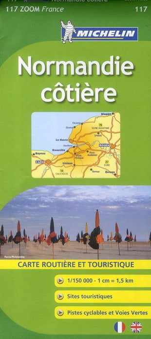 Cartes Zoom : CR zoom 117 ; Normandie côtière
