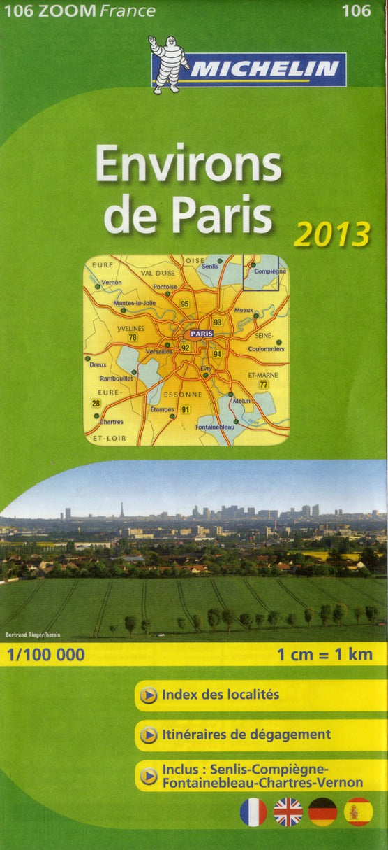 Cartes Zoom n.106 : environs de Paris (édition 2013)