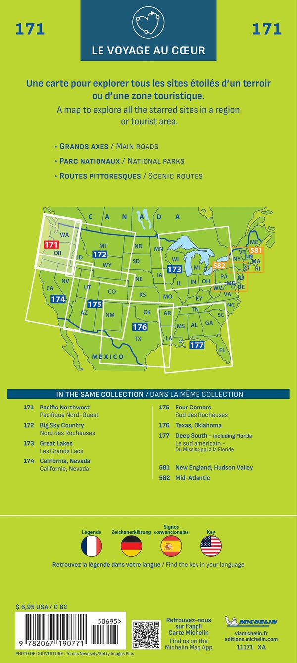 Cartes Zoom : Pacific Northwest