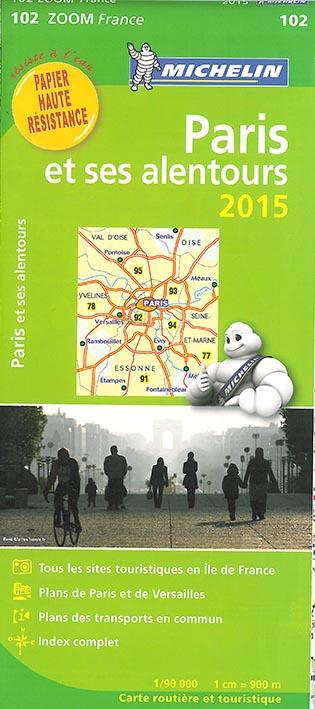 Cartes Zoom : Paris et ses alentours (édition 2015)