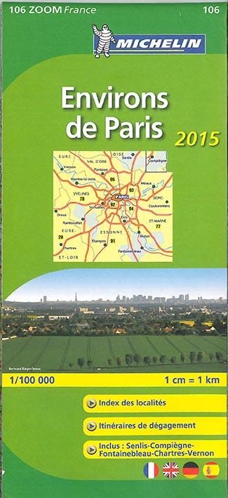 Cartes Zoom : environs de Paris (édition 2015)