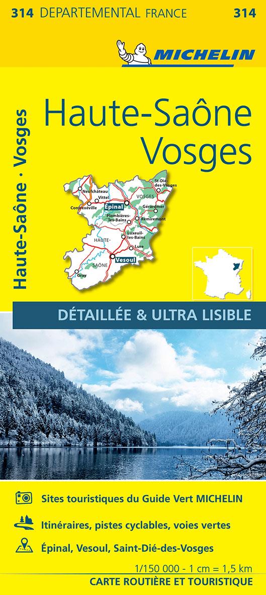 Cartes départementales n.314 : Haute-Saône, Vosges