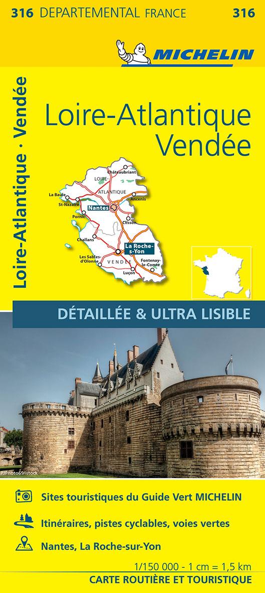 Cartes départementales n.316 : Loire-Atlantique, Vendée