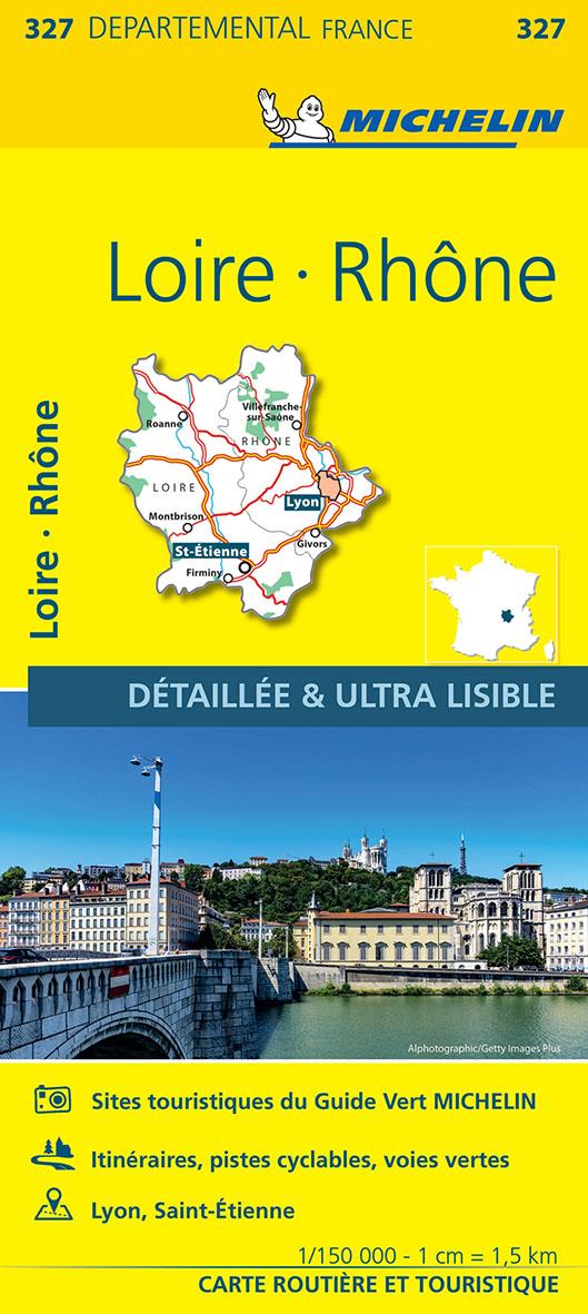 Cartes départementales n.327 : Loire, Rhône