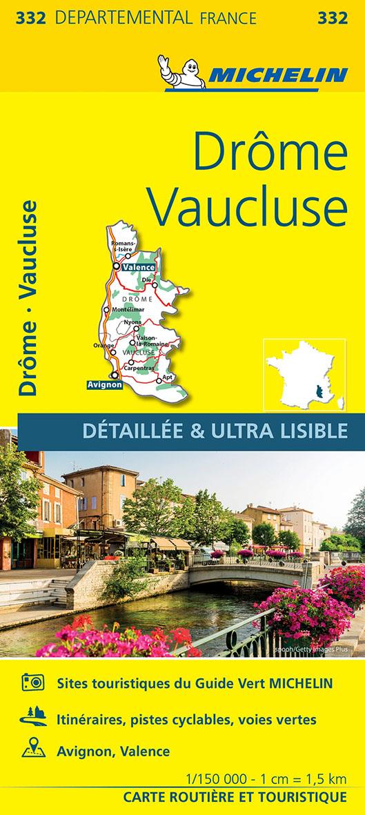 Cartes départementales n.332 : Drôme, Vaucluse