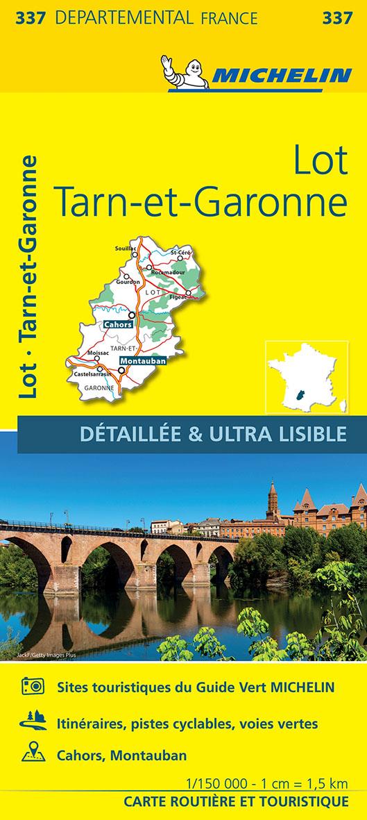 Cartes départementales n.337 : Lot, Tarn-et-Garonne