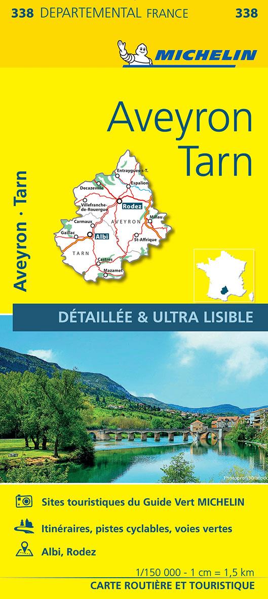 Cartes départementales n.338 : Aveyron, Tarn