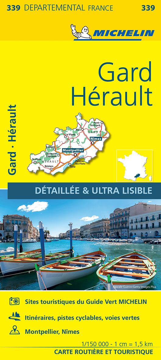 Cartes départementales n.339 : Gard, Hérault