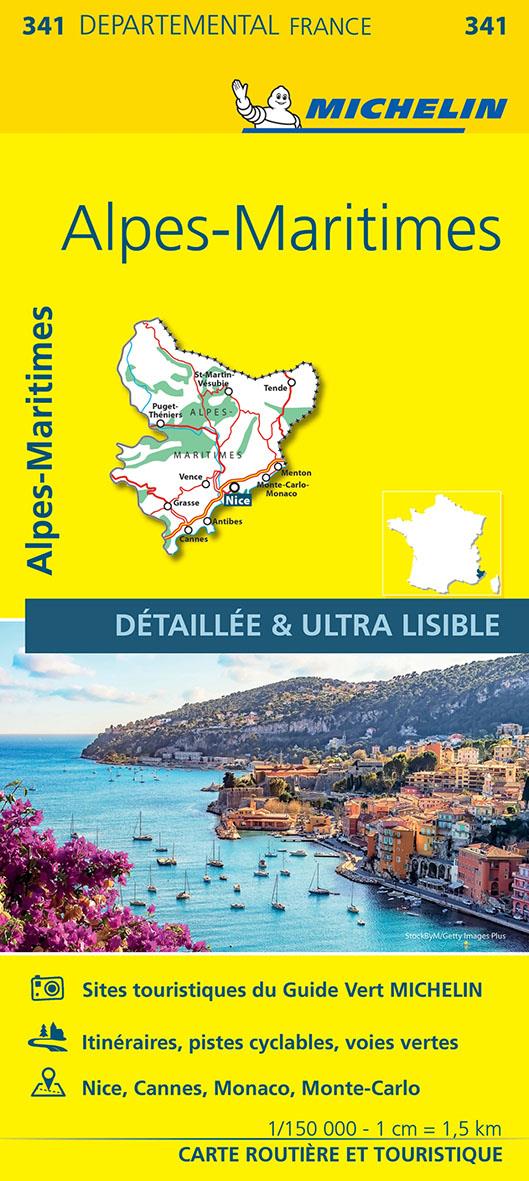 Cartes départementales n.341 : Alpes-Maritimes