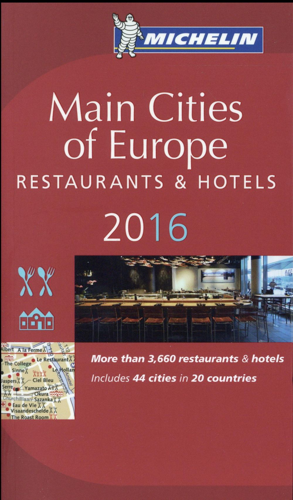 Guide rouge Michelin : main cities of Europe ; restaurants et hotels (édition 2016) - flash vidéo