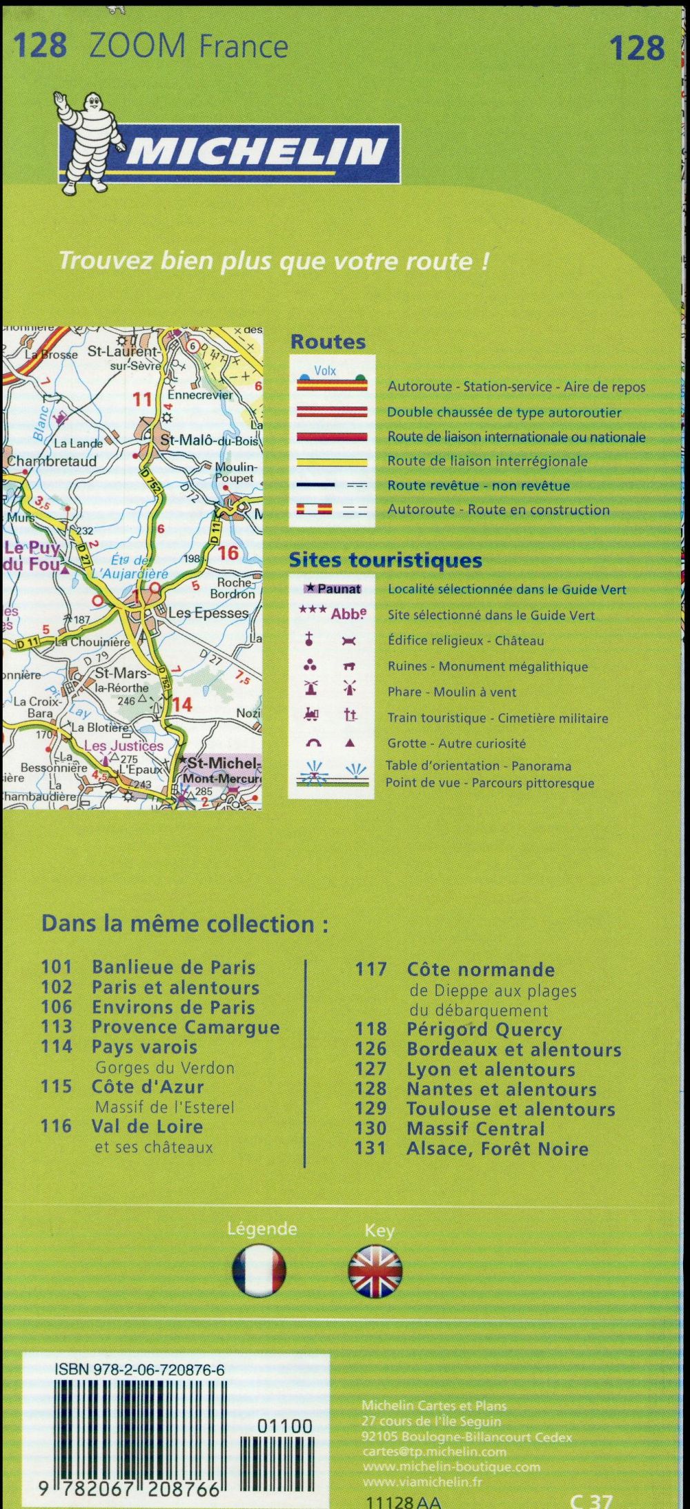 Cartes Zoom n.128 : Nantes et ses alentours