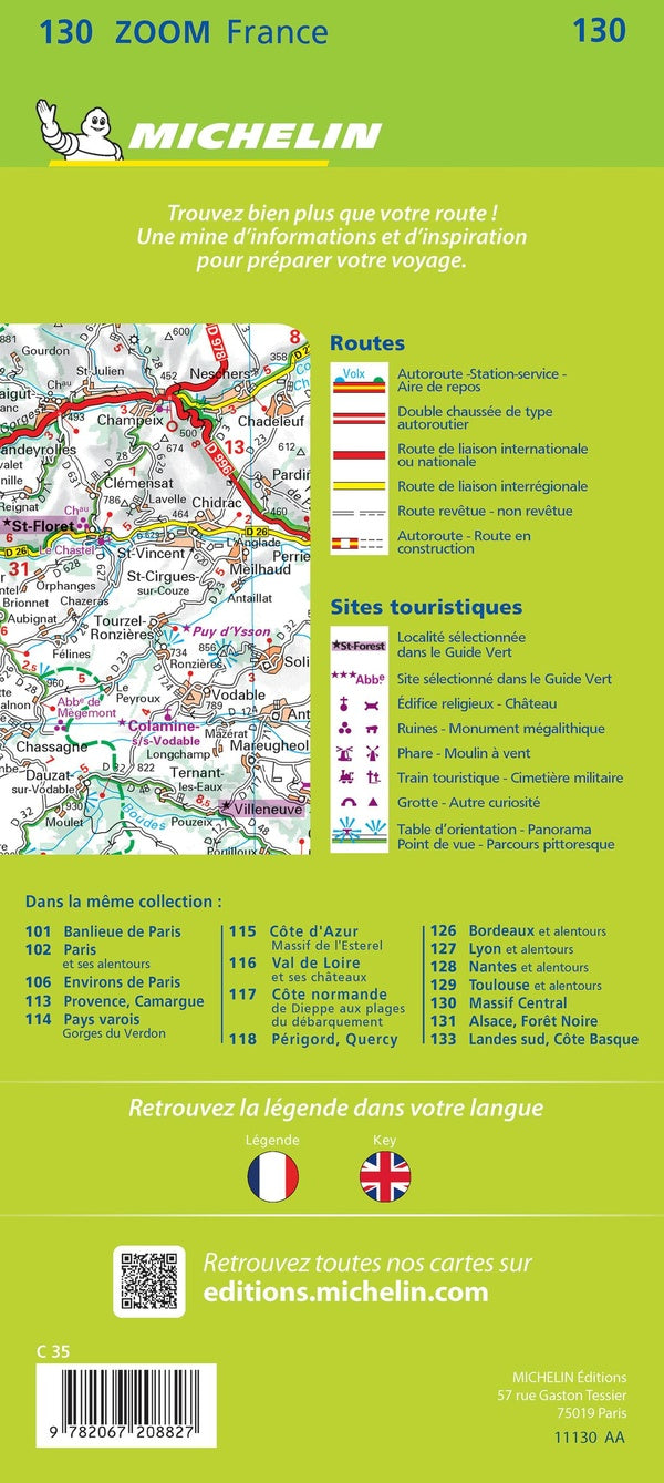 Cartes Zoom n.130 : Massif Central