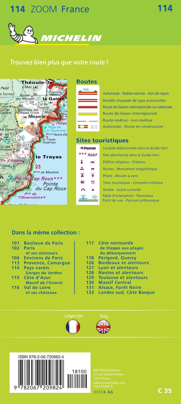 Cartes Zoom n.114 : Pays varois, Gorges du Verdon
