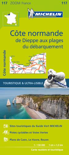 Cartes Zoom n.117 : Côte normande ; de Dieppe aux plages du débarquement