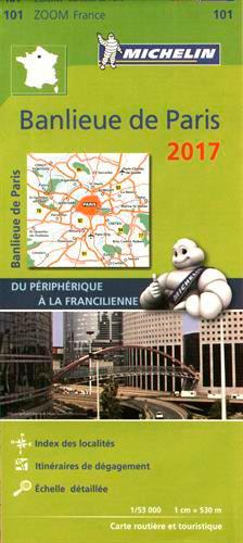 Cartes Zoom n.11101 : carte banlieu de Paris (édition 2017)