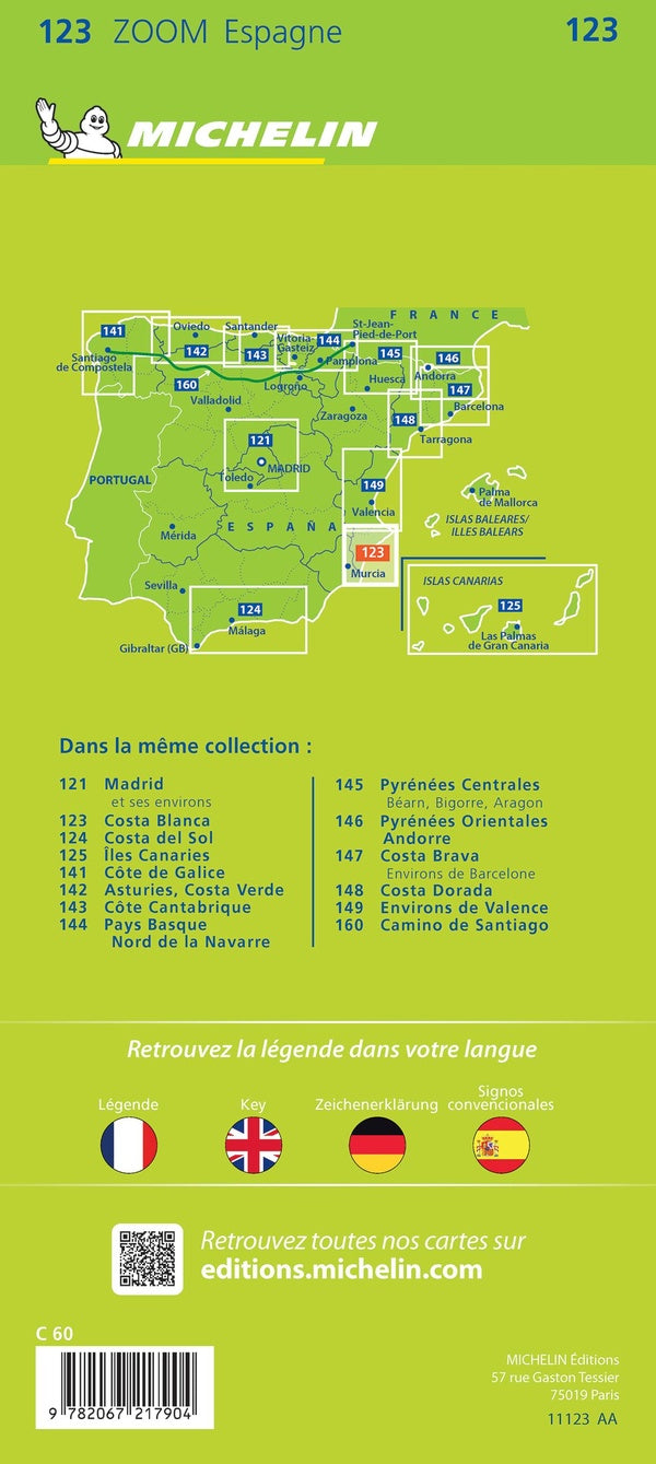 Cartes Zoom : Costa Blanca