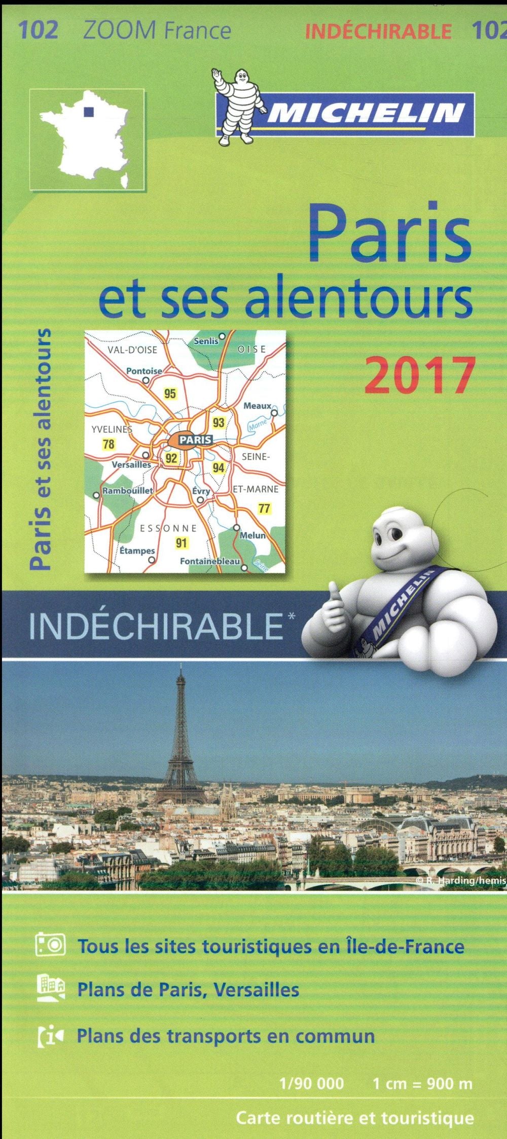 Cartes Zoom n.102 : Paris et ses alentours (édition 2017)