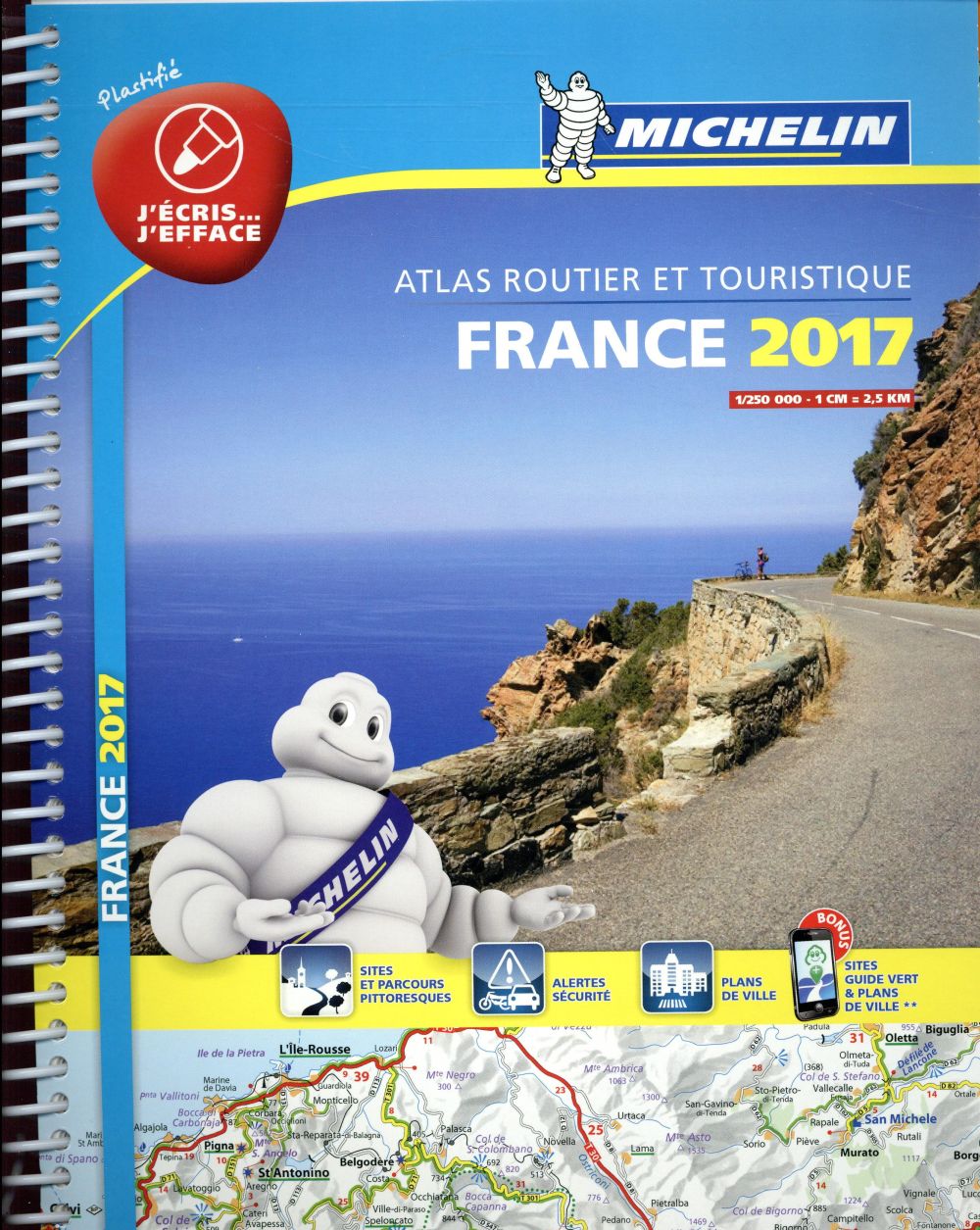 Atlas routier et touristique France (édition 2017)
